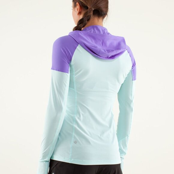 Lululemon Runbeam Hoodie thin UV Protection shirt in size 4 - Picture 3 of 11